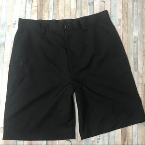 Under Armour black shorts 4 pocket zip athletic
